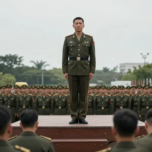 那个无情的独裁者镇压了所有反对派。