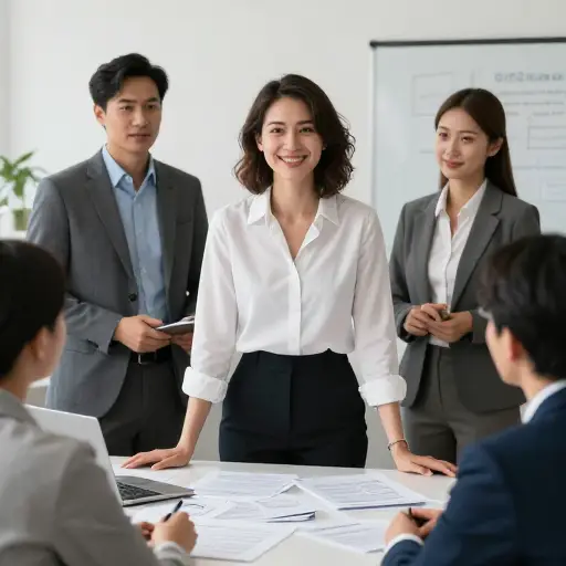 事实上，是她解决了问题。