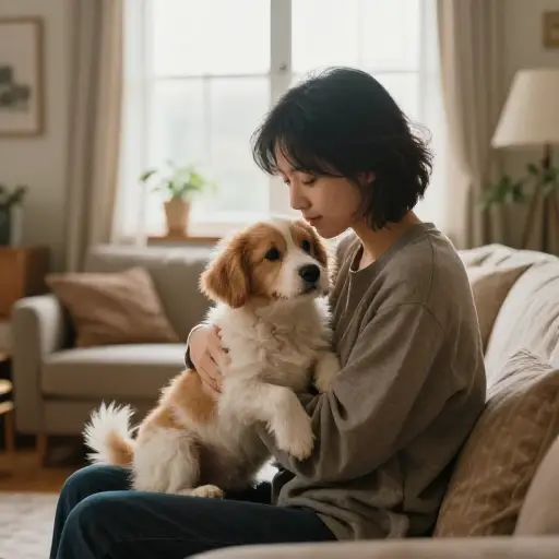 与宠物共度的时光总能带来温暖的陪伴感。