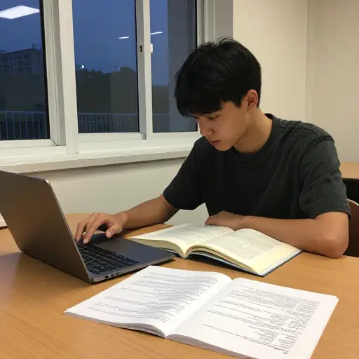 根据我的朋友和教授们的说法，我很勤奋，从不拖延提交我的论文。