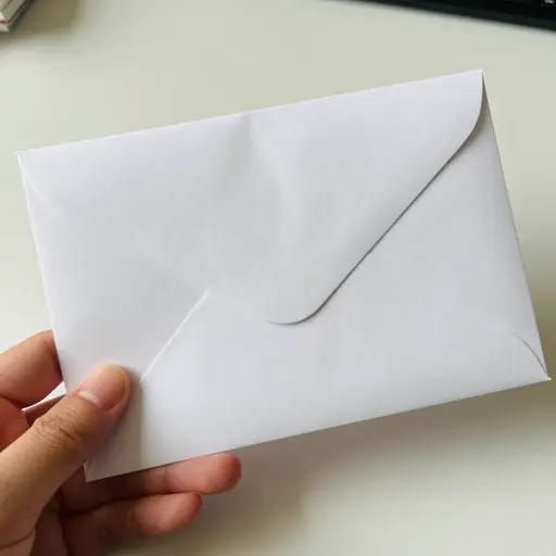 你认出信封上的字迹了吗？