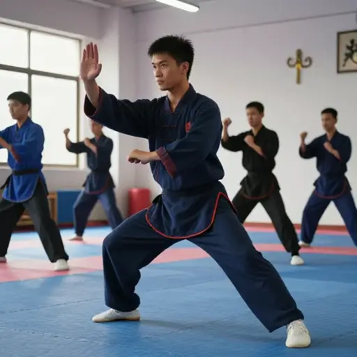 我是当地功夫协会的成员，以练习武术。