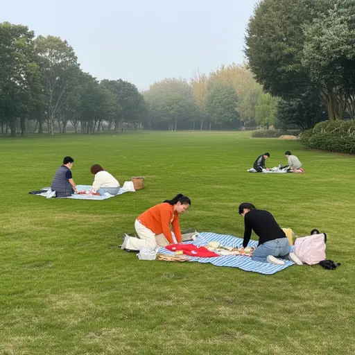 我们计划在上午野餐，以享受更凉爽的温度。