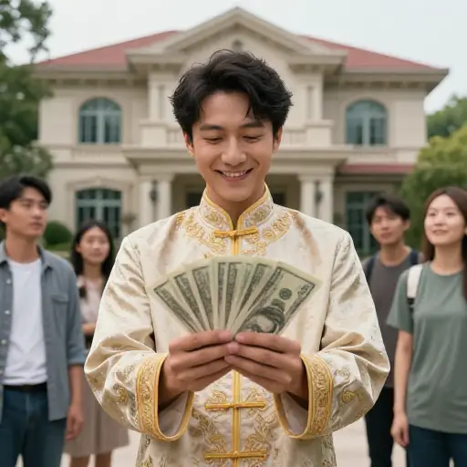 许多人将财富等同于幸福。