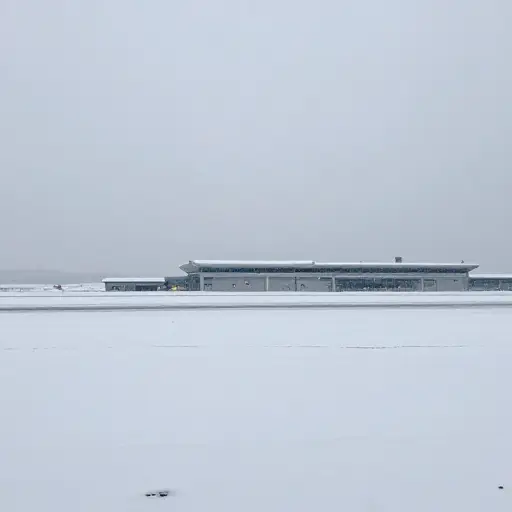 根据天气预报，机场到中午肯定会因为大雪而关闭。
