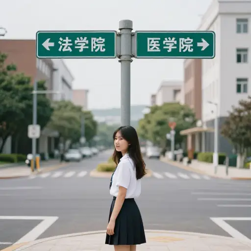 她在法律和医学之间抉择，最终选择了后者。