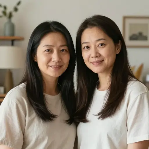 我可以看到你和你母亲之间的相似之处。