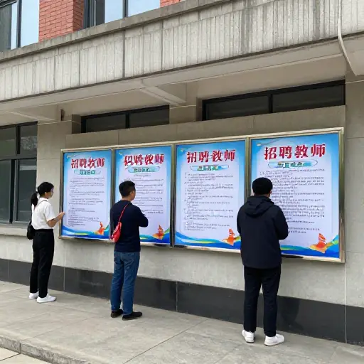 该大学正在为下学期招聘新教师。