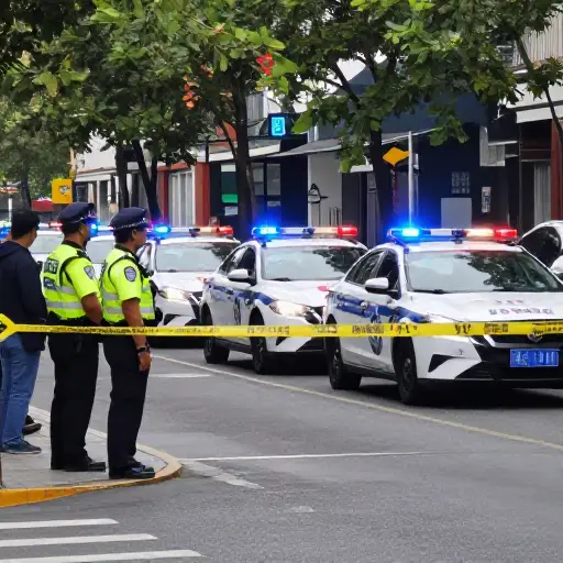 警方立即封锁了街道。