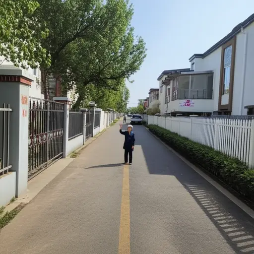 我奶奶住在离我们不远的地方。
