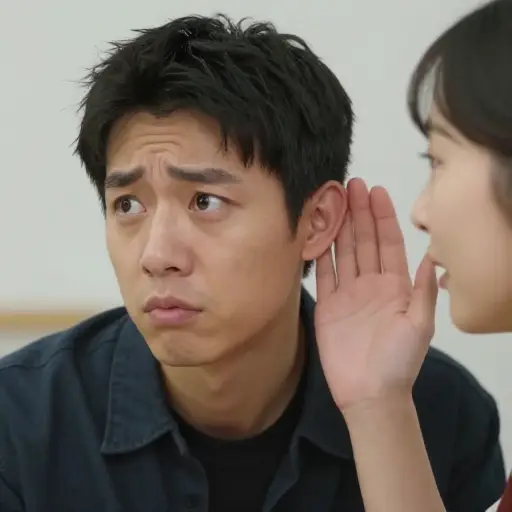 请大声点说，我听不见。