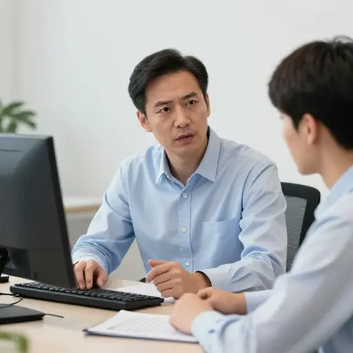他的主管告诉他工作要更快一些。