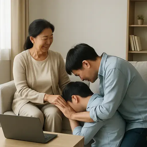 儒家思想强调家庭和谐与子女孝顺的重要性。