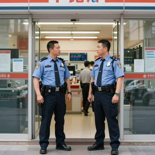 警方报告便利店发生了一起持械抢劫。