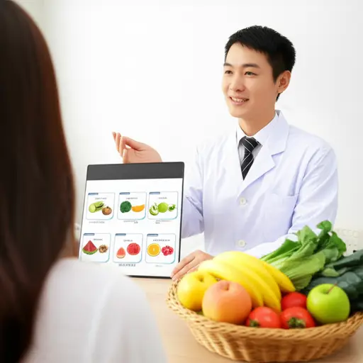 医生给了我一些关于健康饮食的重要信息。