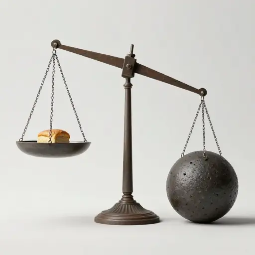 惩罚与罪行完全不成比例。