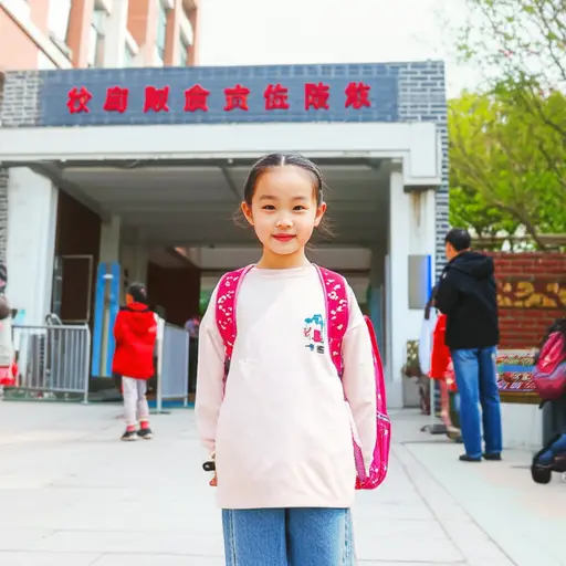 我女儿今年开始上小学了。