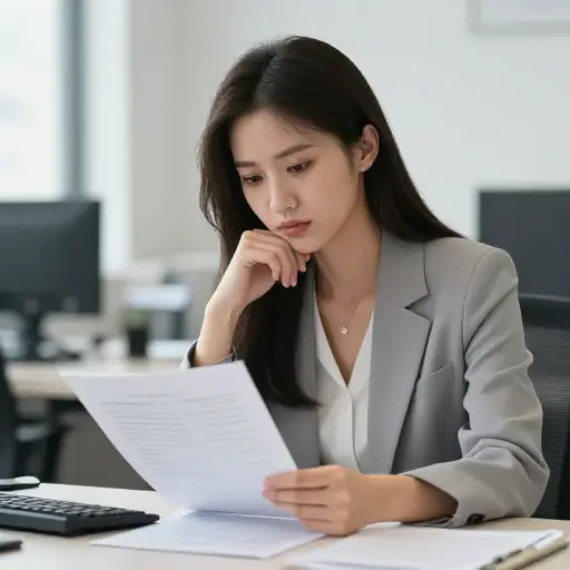 读完报告后，她对情况有了更清晰的了解。