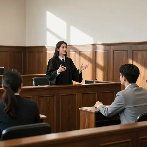 她在陪审团面前的有力论证让被告人无罪的事实不容置疑。