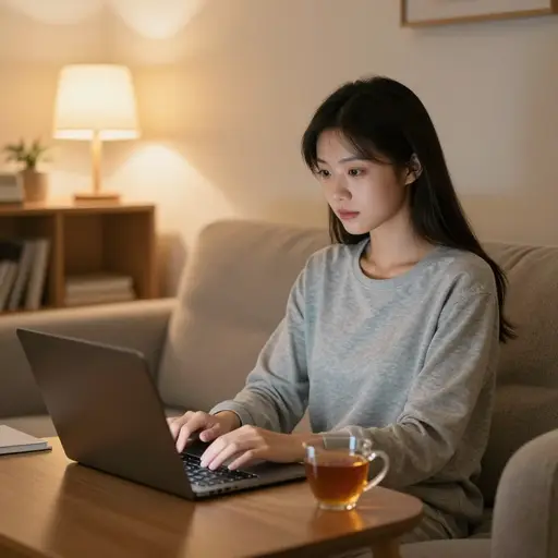 为了养家，她试图找一份兼职工作。