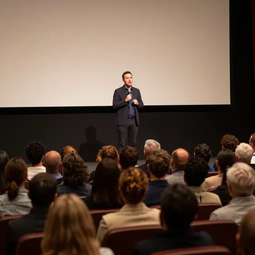 他是位出色的演说家，总是能吸引一大群人。