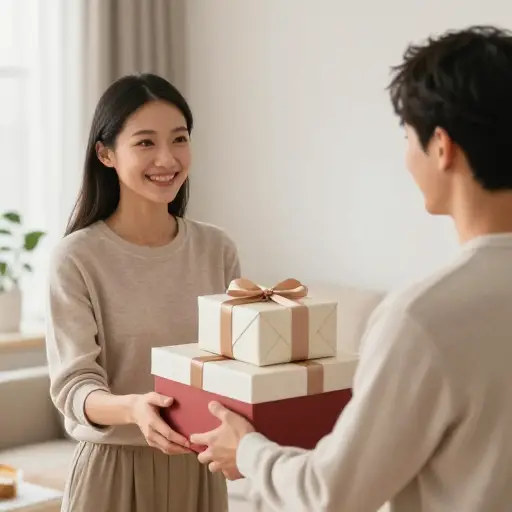 他送给女友大量昂贵的礼物。