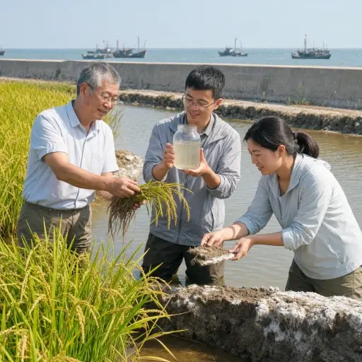 袁隆平关于海水稻的最新构想已经成为现实。