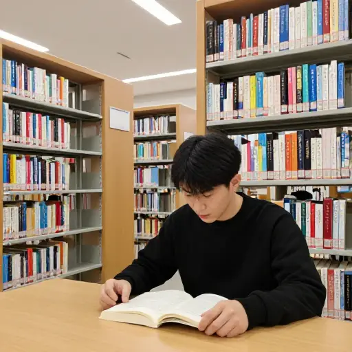 我经常去公共图书馆看书。
