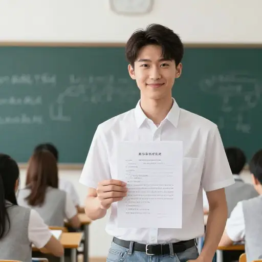 他确实是一个极其出色的学生。