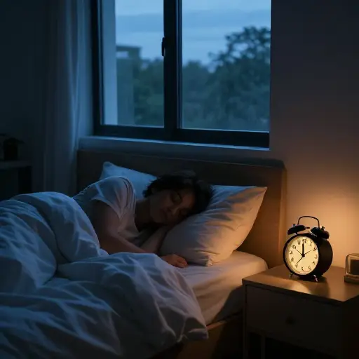 我通常在凌晨时分醒来。