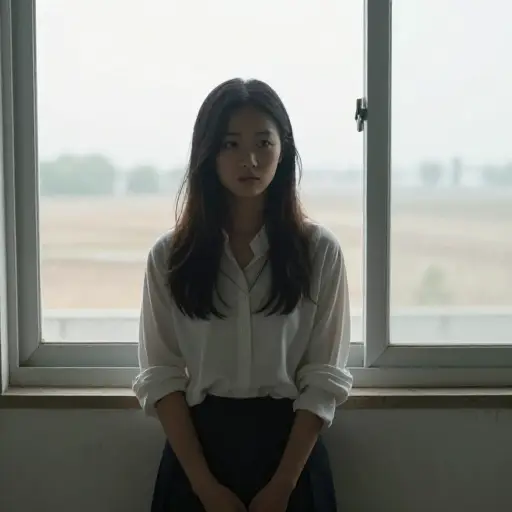 她的家人住得很远，所以她觉得无人可以求助。