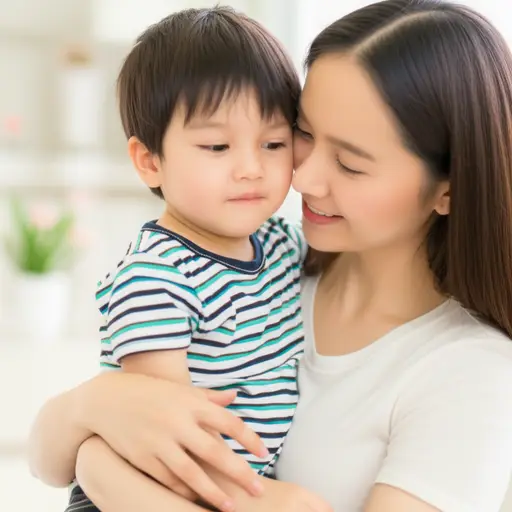 没事的，妈妈现在在这里。