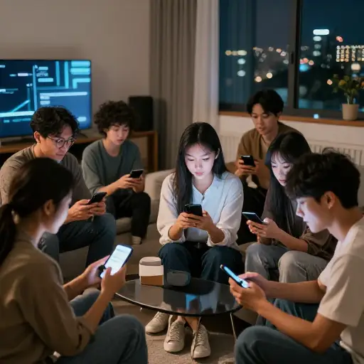 现代科技影响了我们的交流方式。