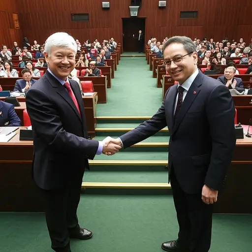 三个政党组成联盟以控制议会多数席位。