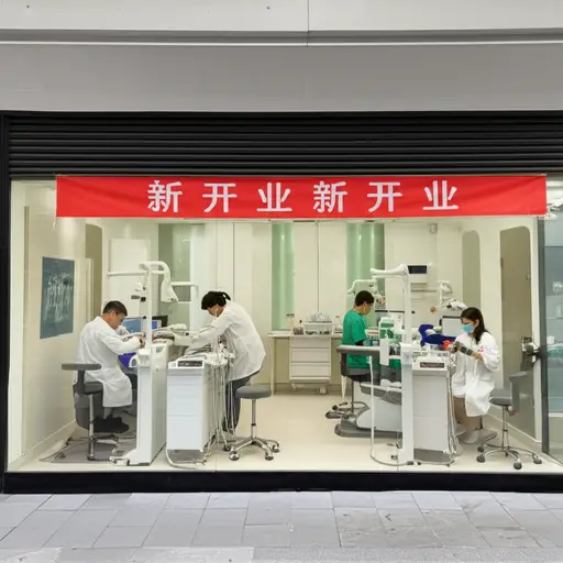 这家新开的牙科诊所聘请了三位经验丰富的牙医。