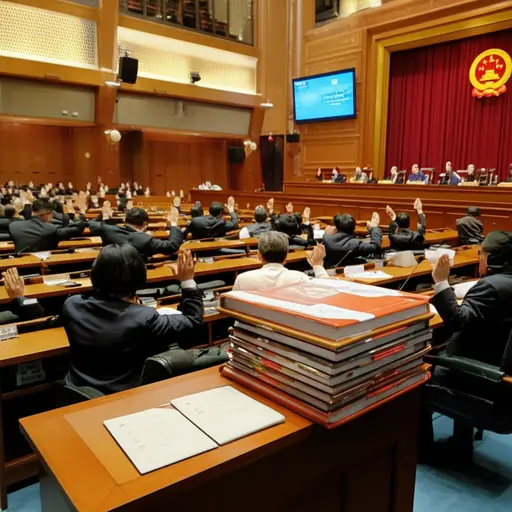 议会投票通过了这项新法案。