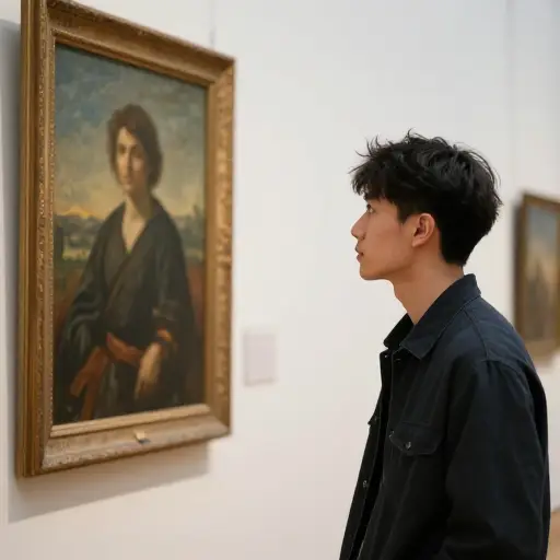 他对艺术非常了解。