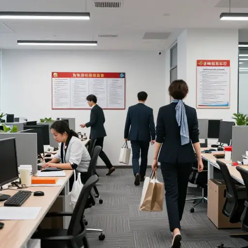 合并后，公司决定解雇几名员工以精简运营。