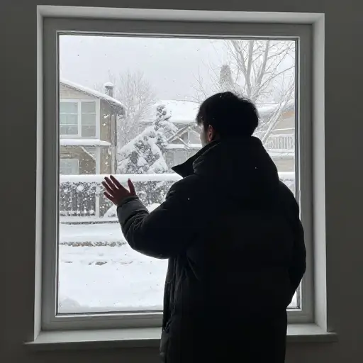 如果雪停了，我可能会冒险出去。