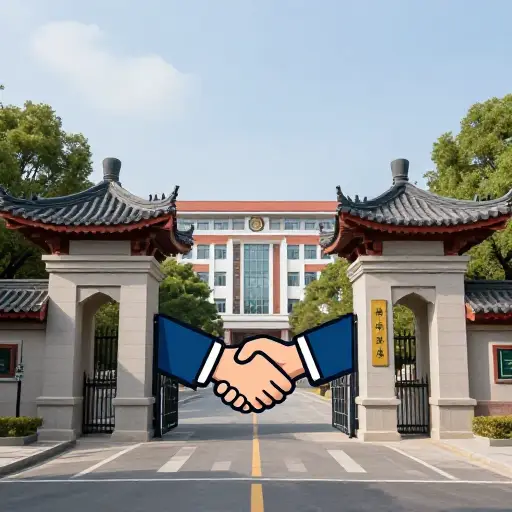 我们学校与中国的一所学校有紧密联系。