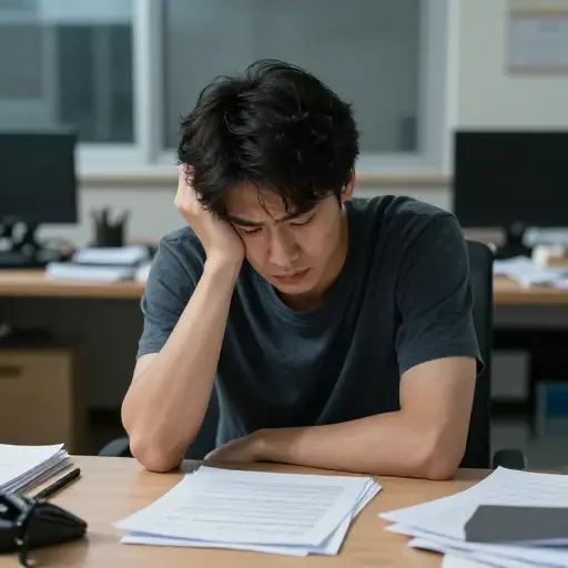 他肯定在为他的错误付出代价。