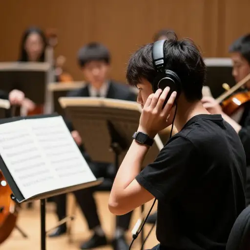 他对古典音乐充满热情。