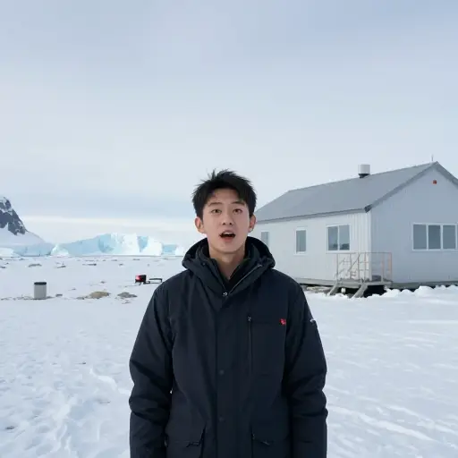 冒险和发现的前景将这位年轻的科学家吸引到了南极洲的偏远研究站。
