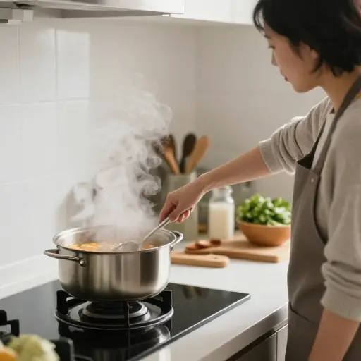 你能照看这锅汤一会儿吗？