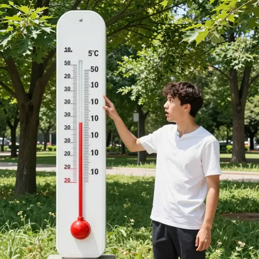 夏天温度从没这么低过。