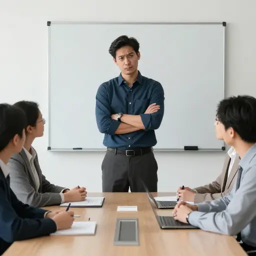 他轻蔑的态度只会扩大他与同事之间的隔阂。
