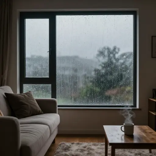 要是明天下雨，我们就待在家里。