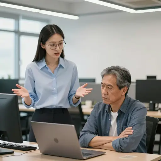 那位初级分析师试图在董事会开会之前让她的名字与那个有问题的营收预测脱钩。