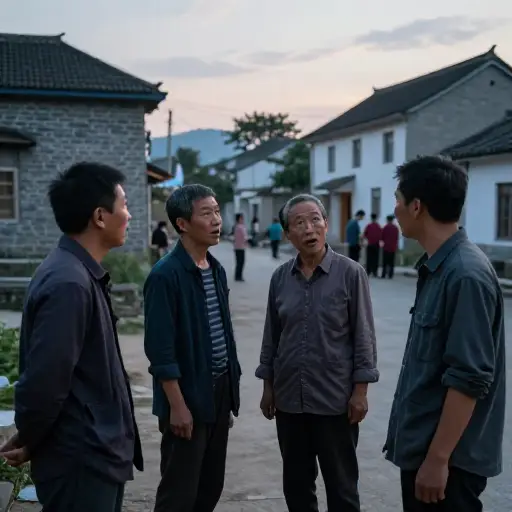他们试图保密，但不知何故，几天内半个村子都知道了这个消息。