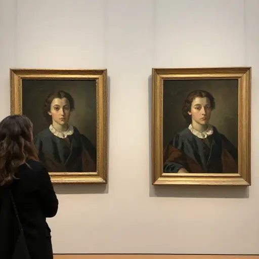 很难分辨原作和赝品的区别。
